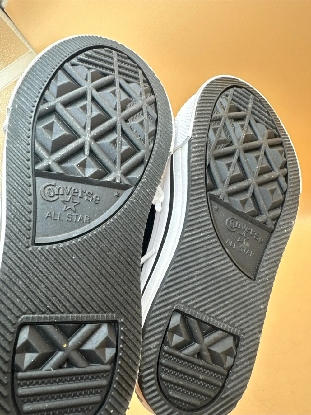 Converse Kids Black & White Low Top Sneakers
